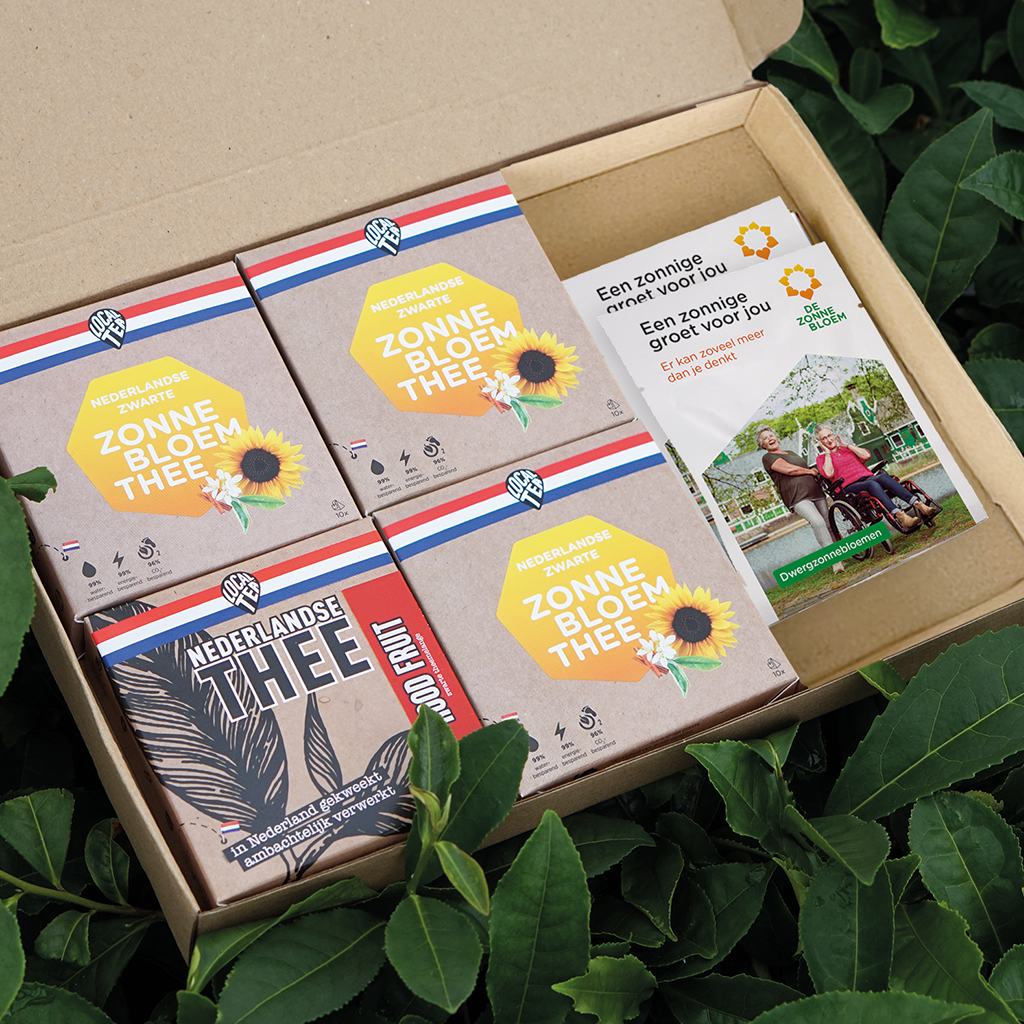 ZB0125 -  LocalTea Zonnebloemthee en zaadjes actiepakket