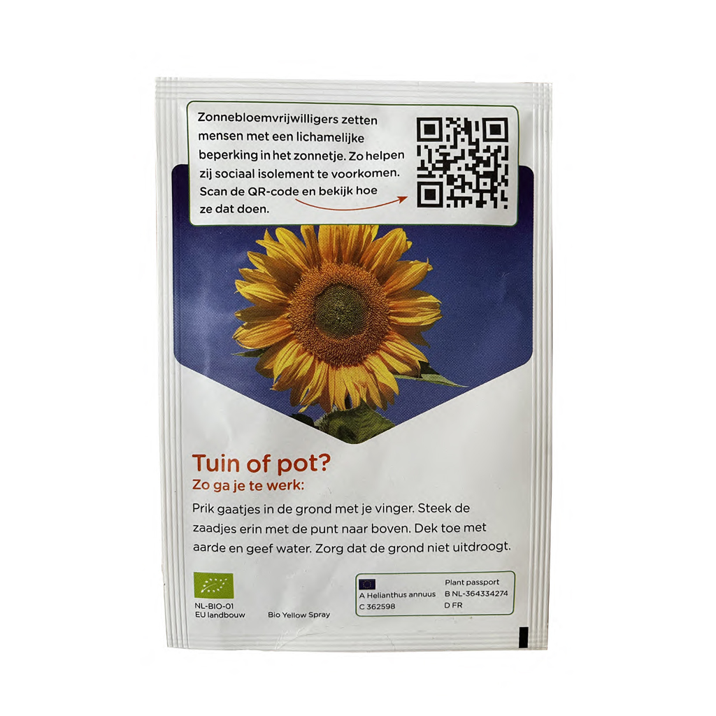 ZB0151 - 5 zakjes Zonnebloemzaden