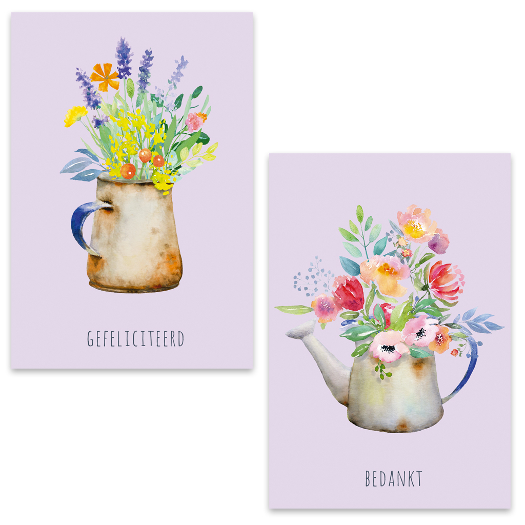 ZB0011 - Wenskaart Felicitatie en bedankt