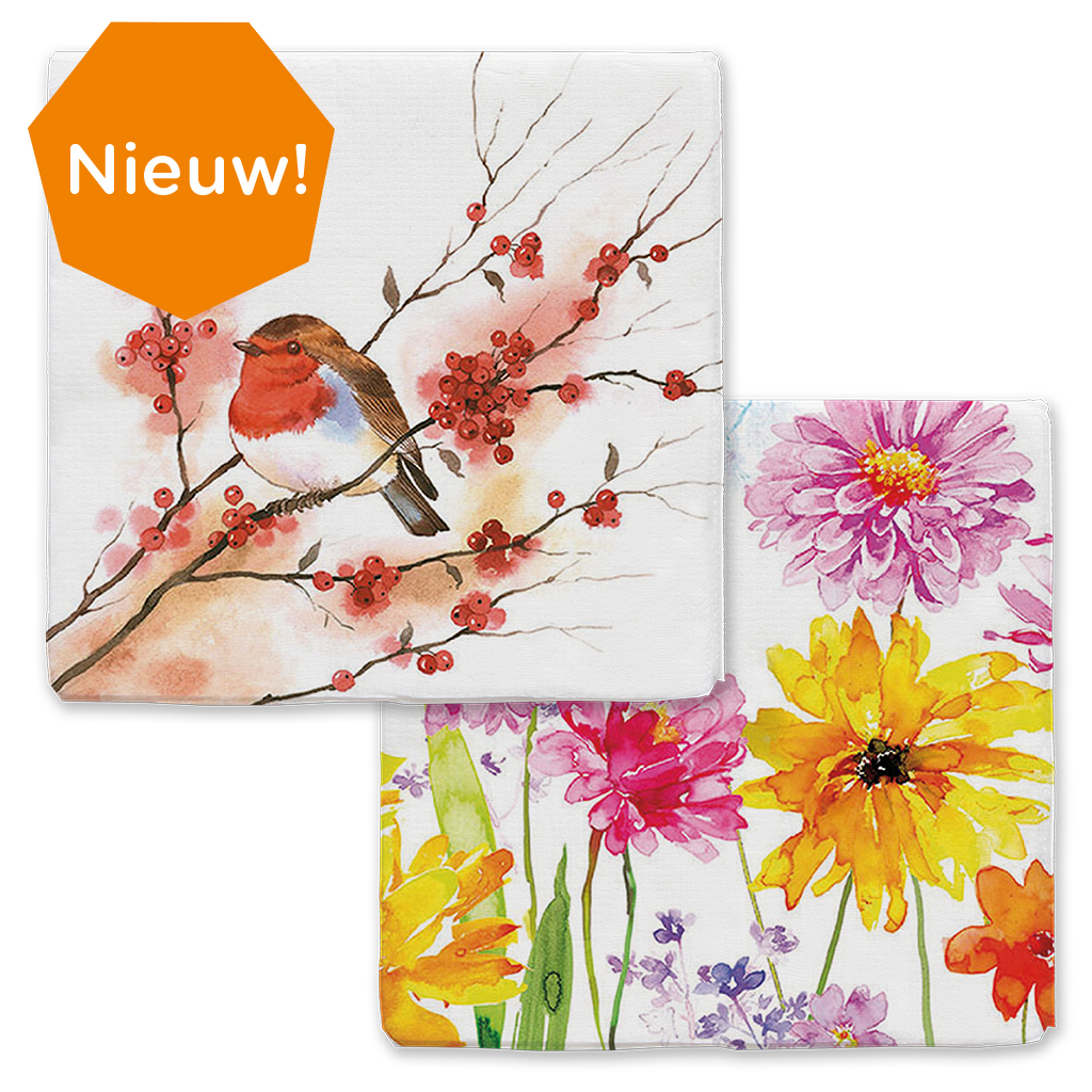 ZB0172 - Combinatiepakket zomerse servetten