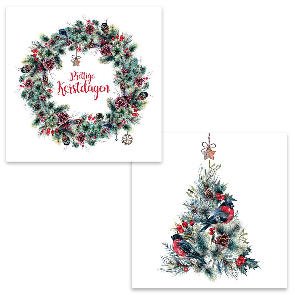 ZB0021 - Kerstkrans en -boom